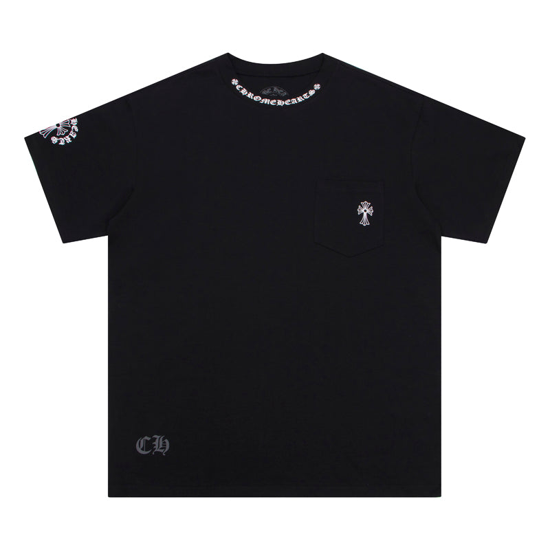CHROME-HEARTS Neck Logo T-shirt K6022