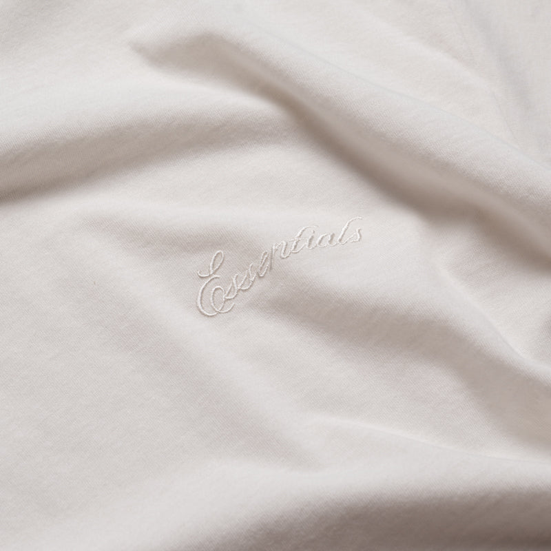 Fear Of God Essentials Embroidered Tee - Ivory
