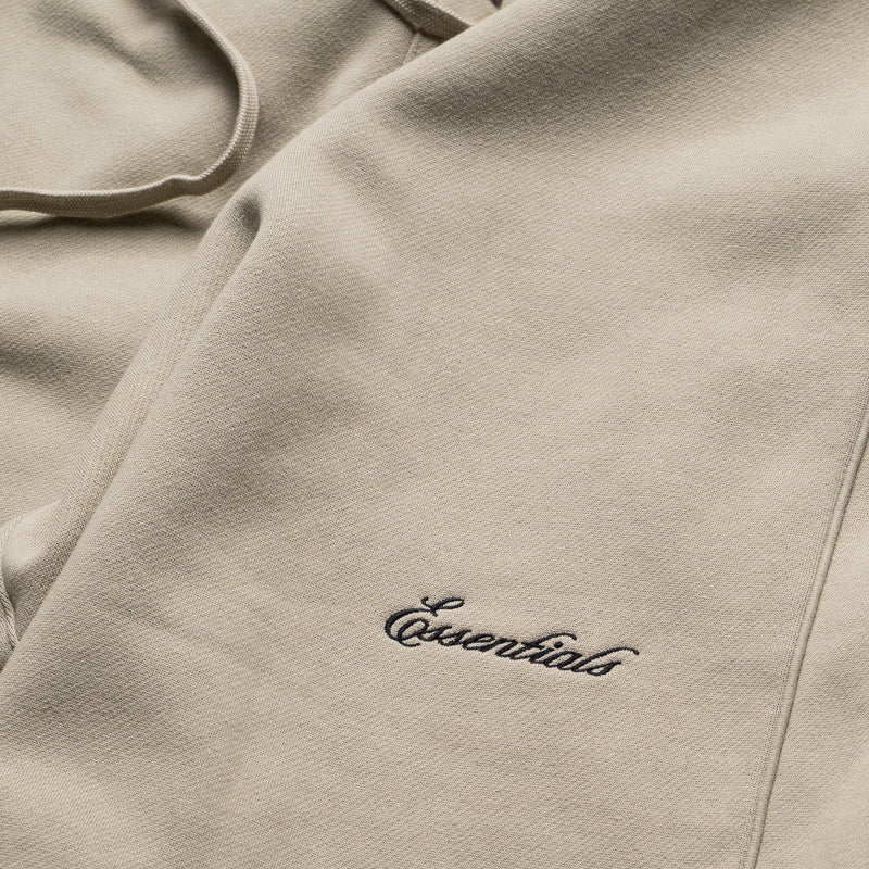 Fear Of God Essentials Basketball Fleece Shorts With Piping - Abbey Stone