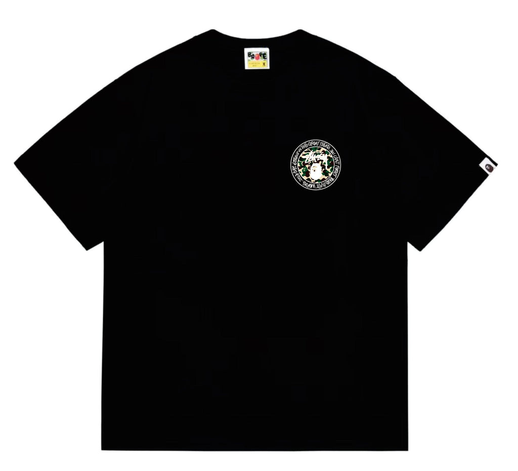 BAPE Circular Camo Ape Graphic T-Shirt