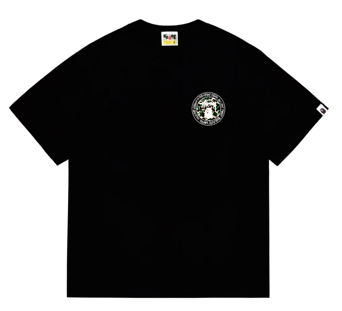 BAPE Circular Camo Ape Graphic T-Shirt