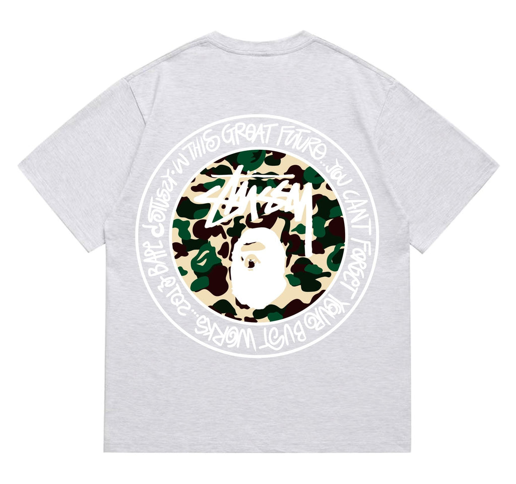 BAPE Circular Camo Ape Graphic T-Shirt