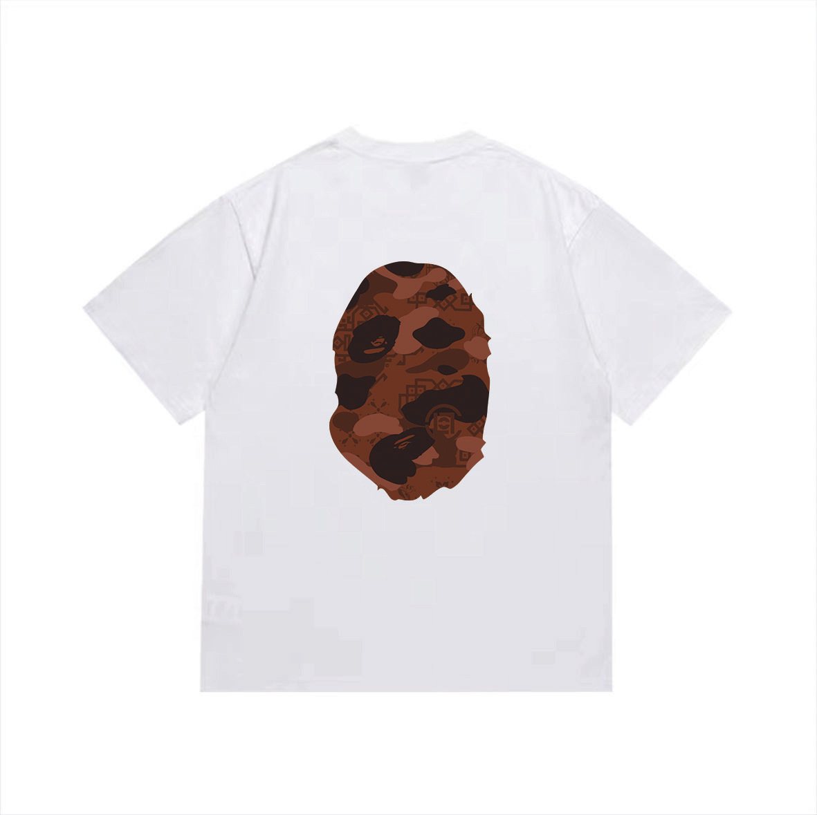 BAPE Brown Camo Ape Head Graphic T-Shirt