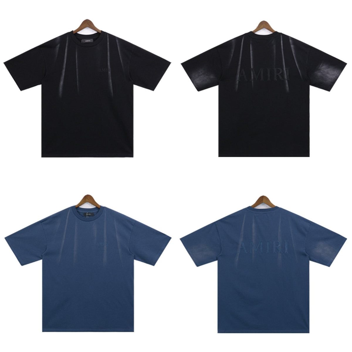 AMIRI Washed Embroidered T-Shirt & Shorts Set
