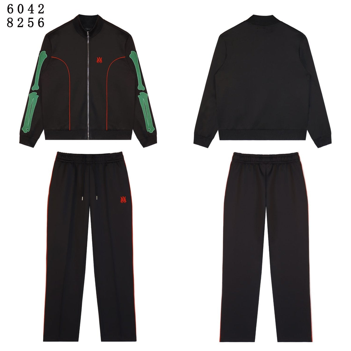 AMIRI Bones Track Jacket & Pants Matching Set