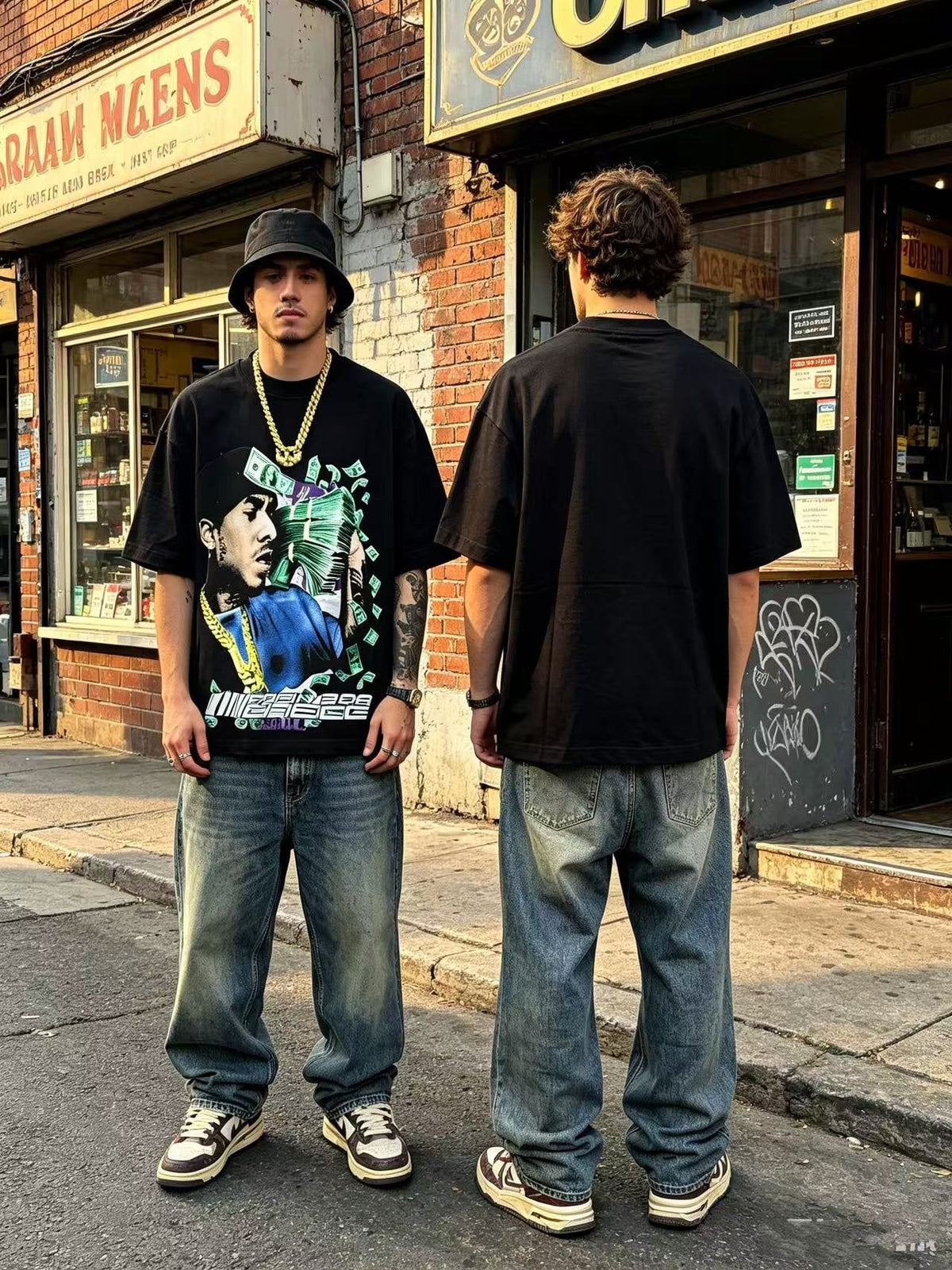 ASAALL Portrait Cash Short-Sleeve T-Shirt
