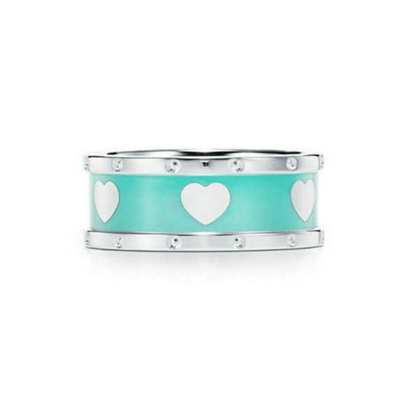 Cartier Blue Love Heart Ring