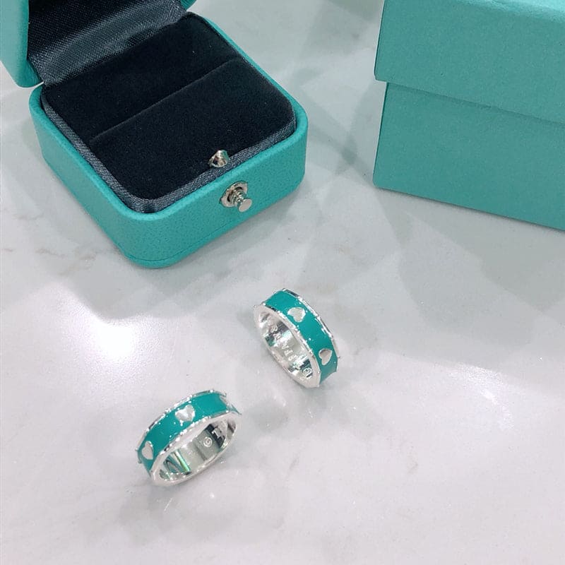 Cartier Blue Love Heart Ring