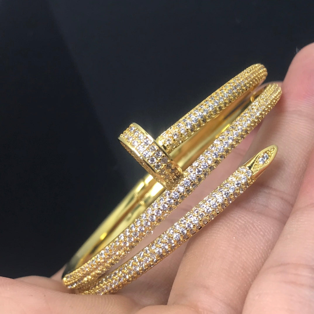 Cartier Juste Un Clou Pavé Bangle Bracelet