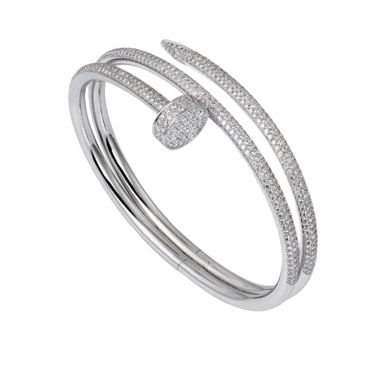 Cartier Juste Un Clou Pavé Bangle Bracelet