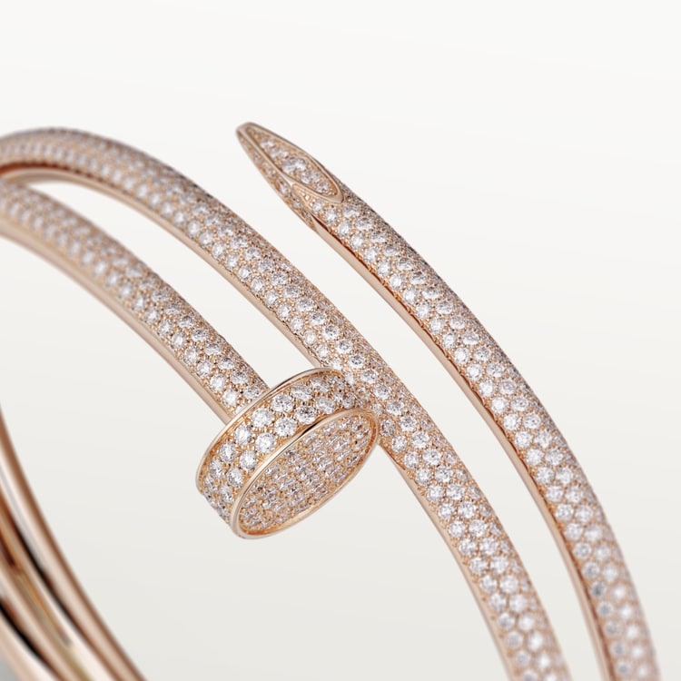 Cartier Juste Un Clou Pavé Bangle Bracelet