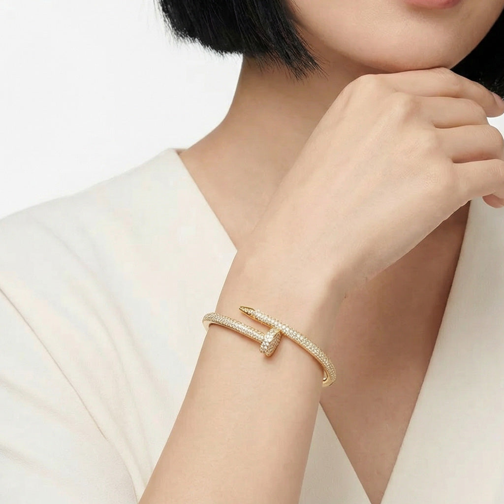 Cartier Juste Un Clou Pavé Bracelet