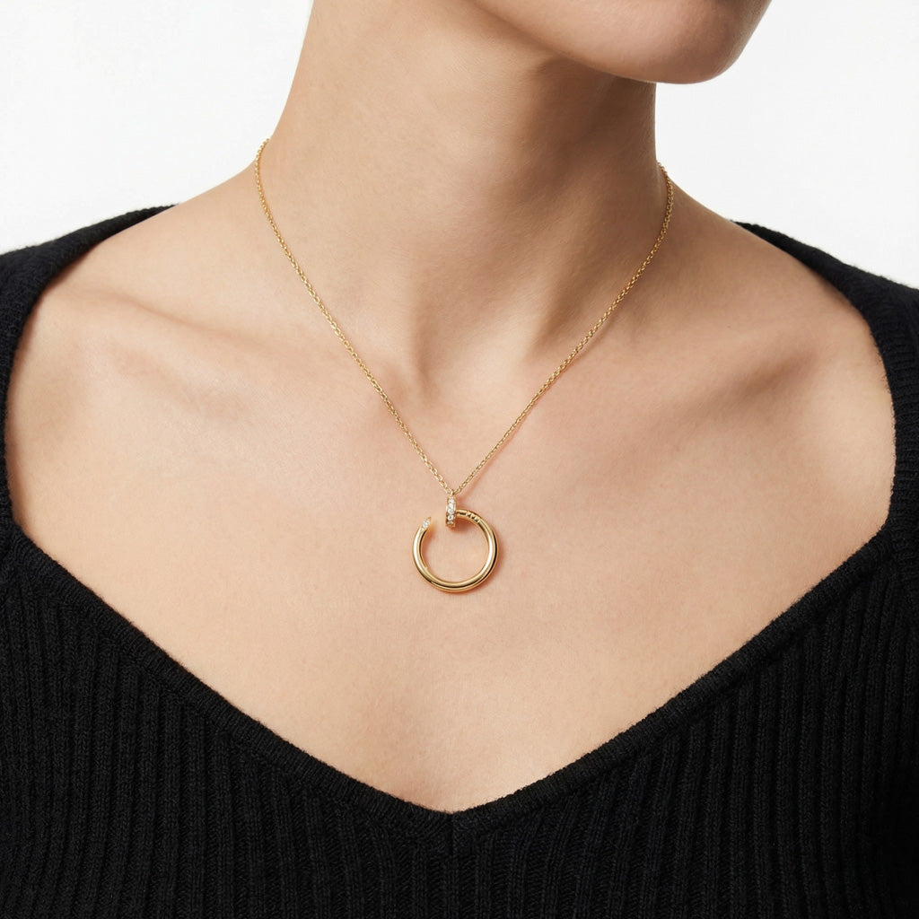 Cartier Juste Un Clou Plain Round Necklace