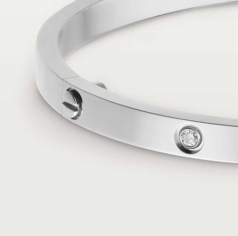 Cartier Small 4 Diamonds Love Bracelet