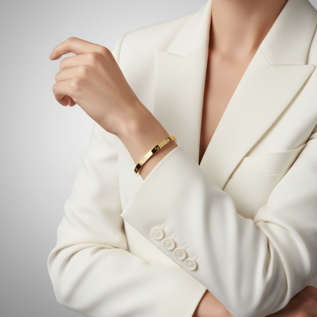 Cartier Small 4 Diamonds Love Bracelet
