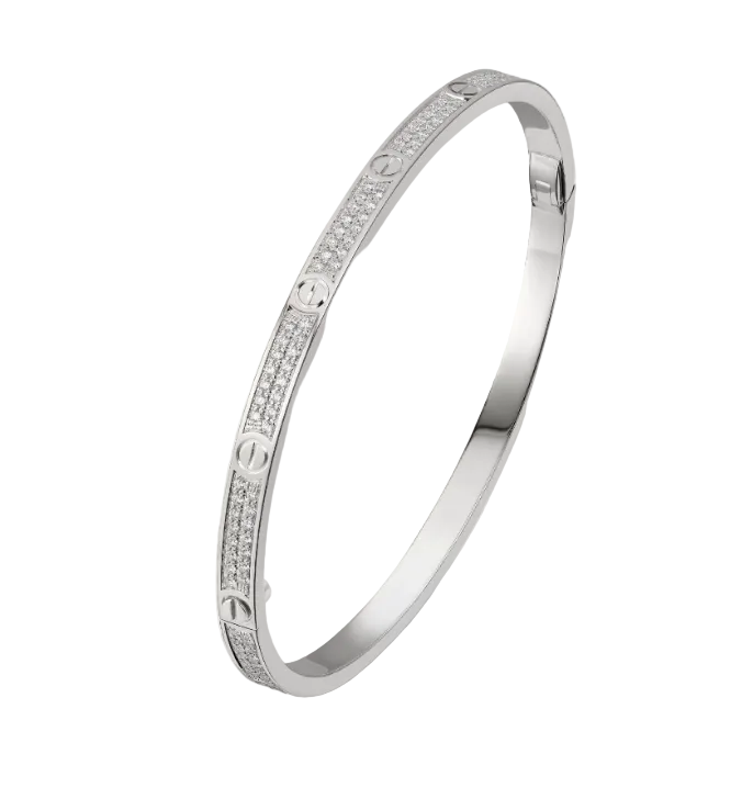 Cartier Small Paved Diamonds Love Bracelet Radiant Elegance