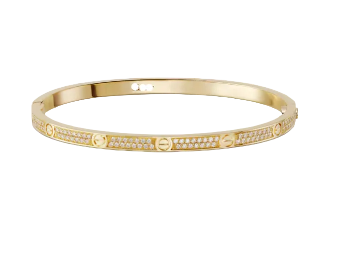 Cartier Small Paved Diamonds Love Bracelet Radiant Elegance