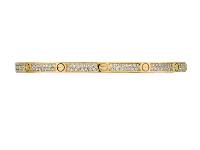 Cartier Small Paved Diamonds Love Bracelet Radiant Elegance