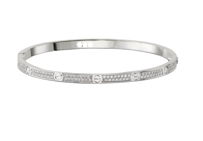 Cartier Small Paved Diamonds Love Bracelet Radiant Elegance