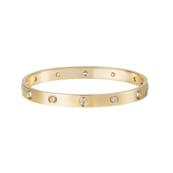 Cartier Classic 10 Diamonds Love Bracelet