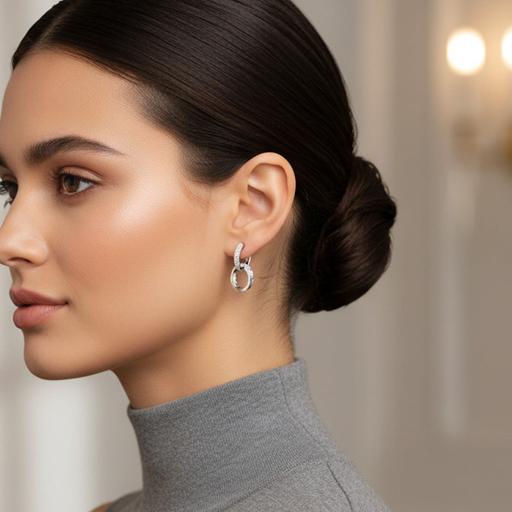 Cartier Love Double Hoop Earrings