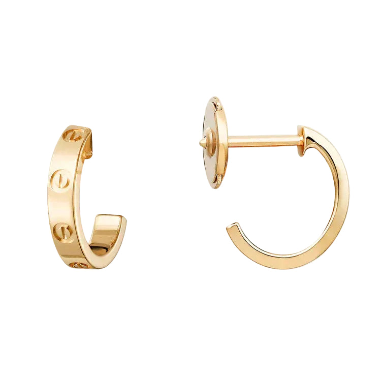 Cartier Love Hoop Earrings 2.65mm