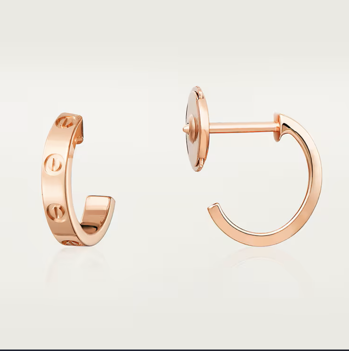 Cartier Love Hoop Earrings 2.65mm