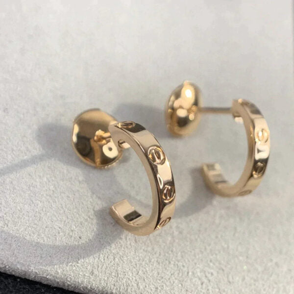 Cartier Love Hoop Earrings 2.65mm