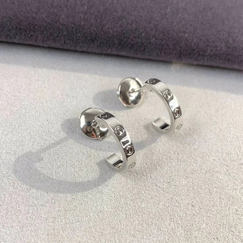Cartier Love Hoop Earrings 2.65mm
