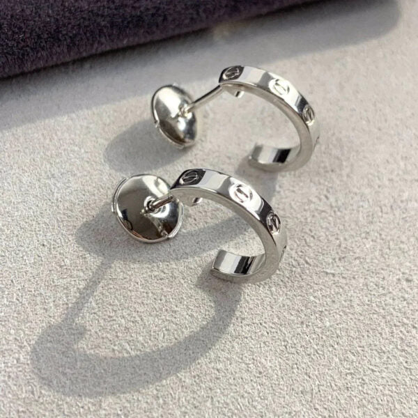 Cartier Love Hoop Earrings 2.65mm
