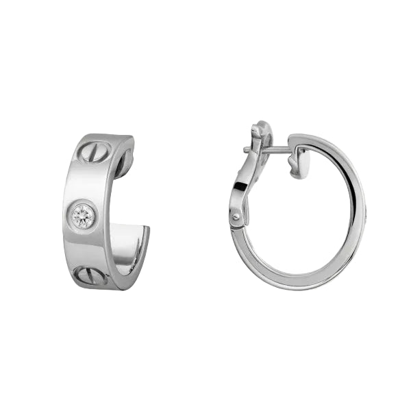Cartier Love Hoop Earrings