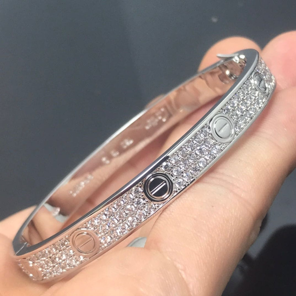 Love Diamonds Paved Bracelet