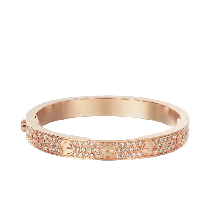 Love Diamonds Paved Bracelet