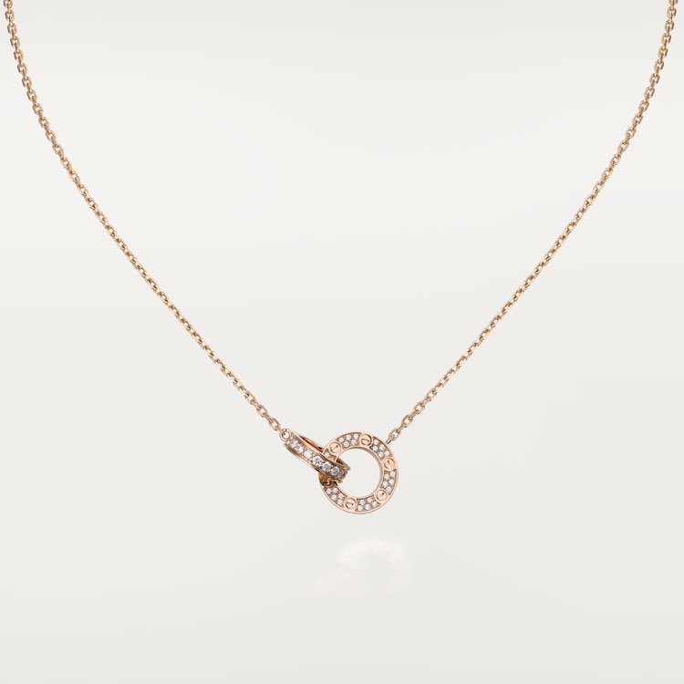 Cartier Love Pavé Necklace