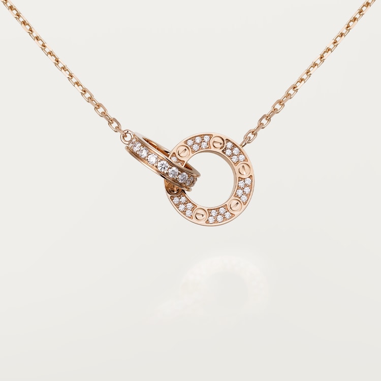 Cartier Love Pavé Necklace