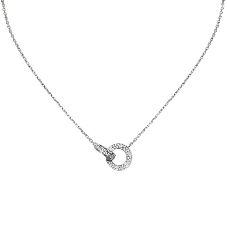 Cartier Love Pavé Necklace