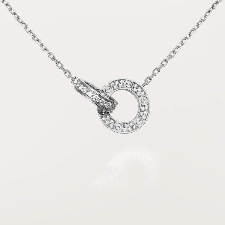 Cartier Love Pavé Necklace