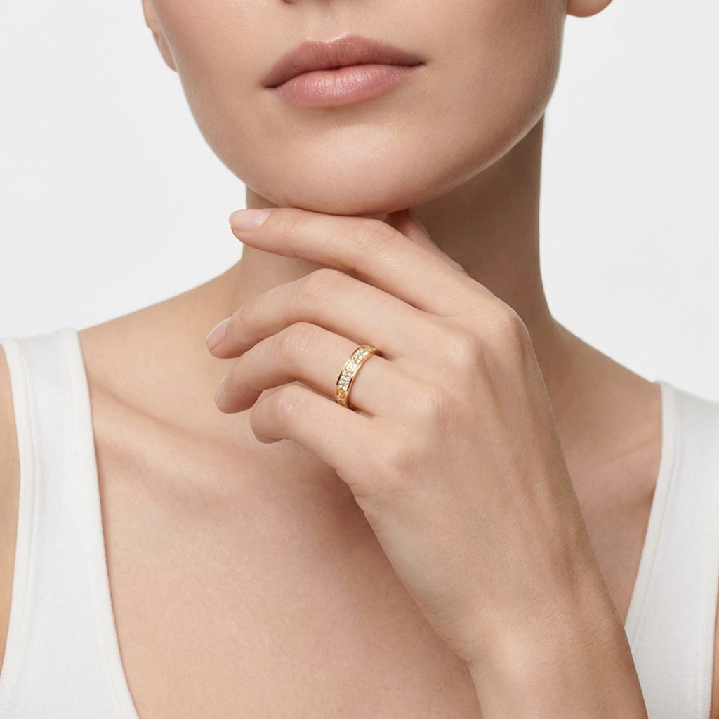 Cartier Love Pavé Slim Ring