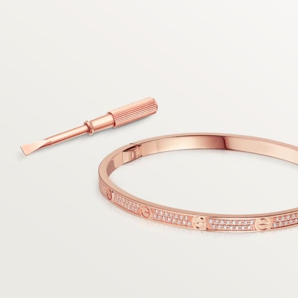 Cartier Small Love Diamonds Paved Bracelet