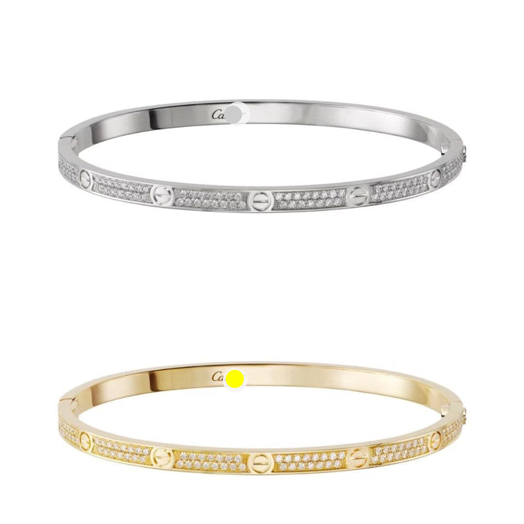 Cartier Small Love Diamonds Paved Bracelet