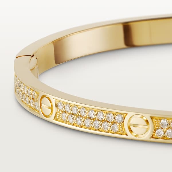 Cartier Small Love Diamonds Paved Bracelet