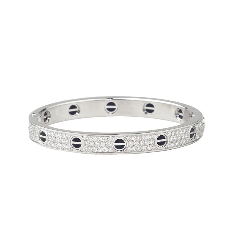 Cartier Love Paved Ceramic Bracelet