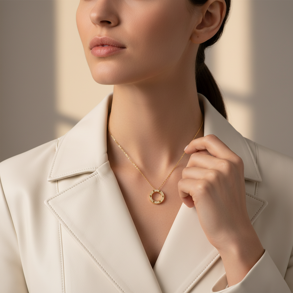 Cartier Love Paved Necklace