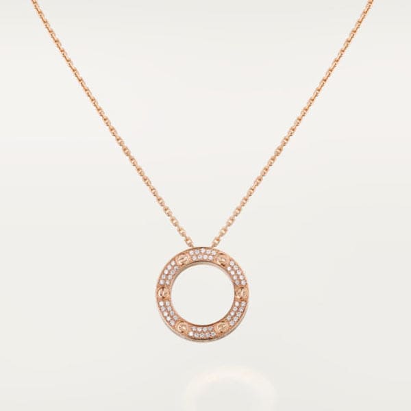 Cartier Love Paved Necklace
