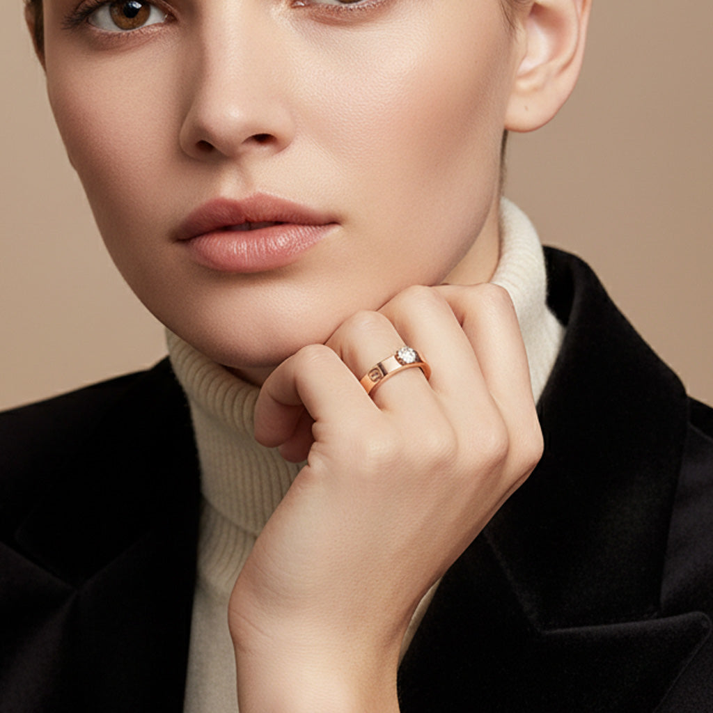 Cartier Love Solitaire Diamond Ring