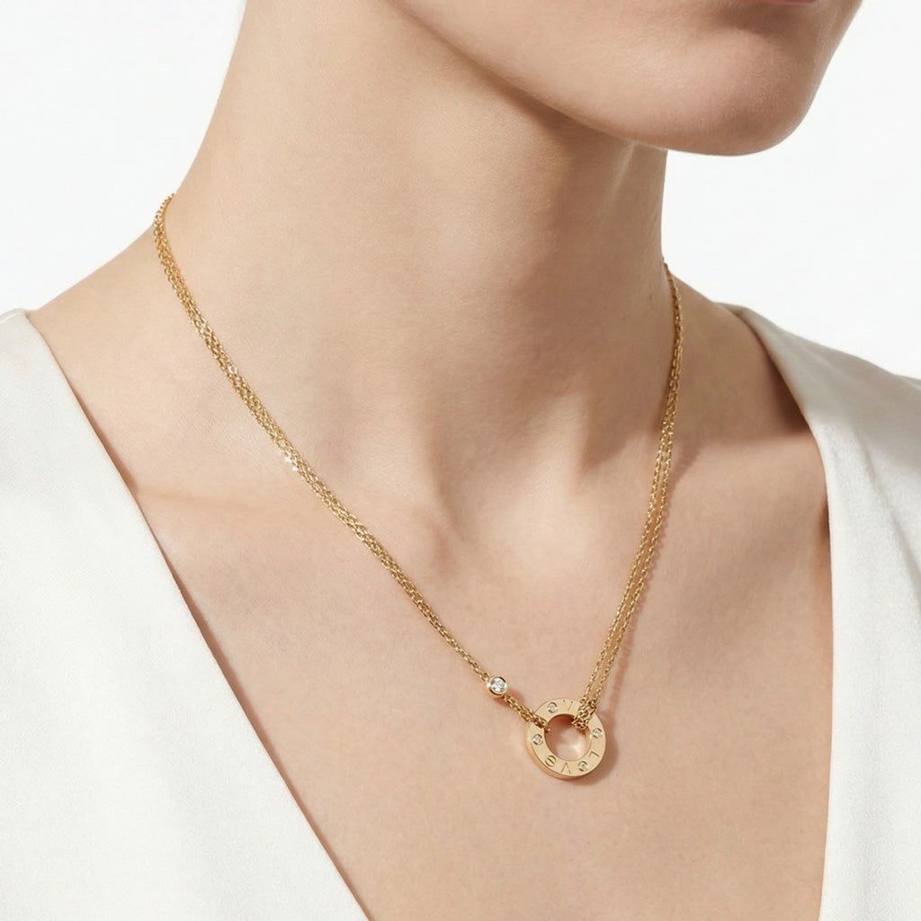 Cartier Love Two Necklace