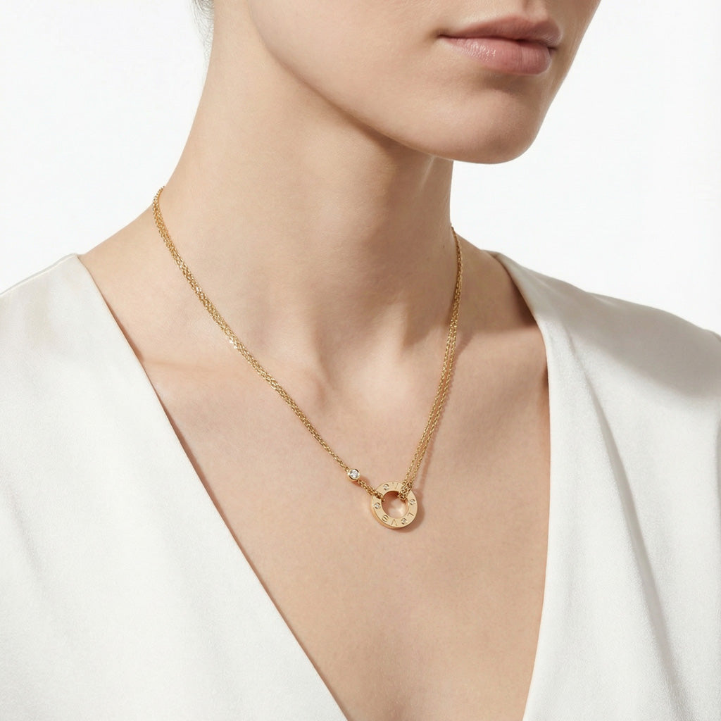 Cartier Love Two Necklace