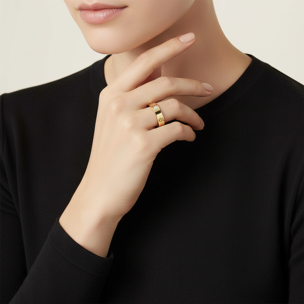 Cartier Love Wedding One Diamond Ring