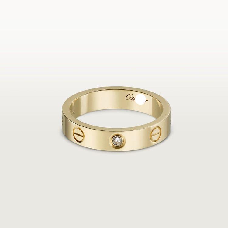 Cartier Love Wedding One Diamond Ring
