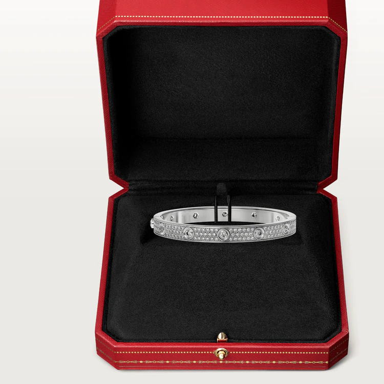 Cartier Pavéd Diamonds Love Bracelet